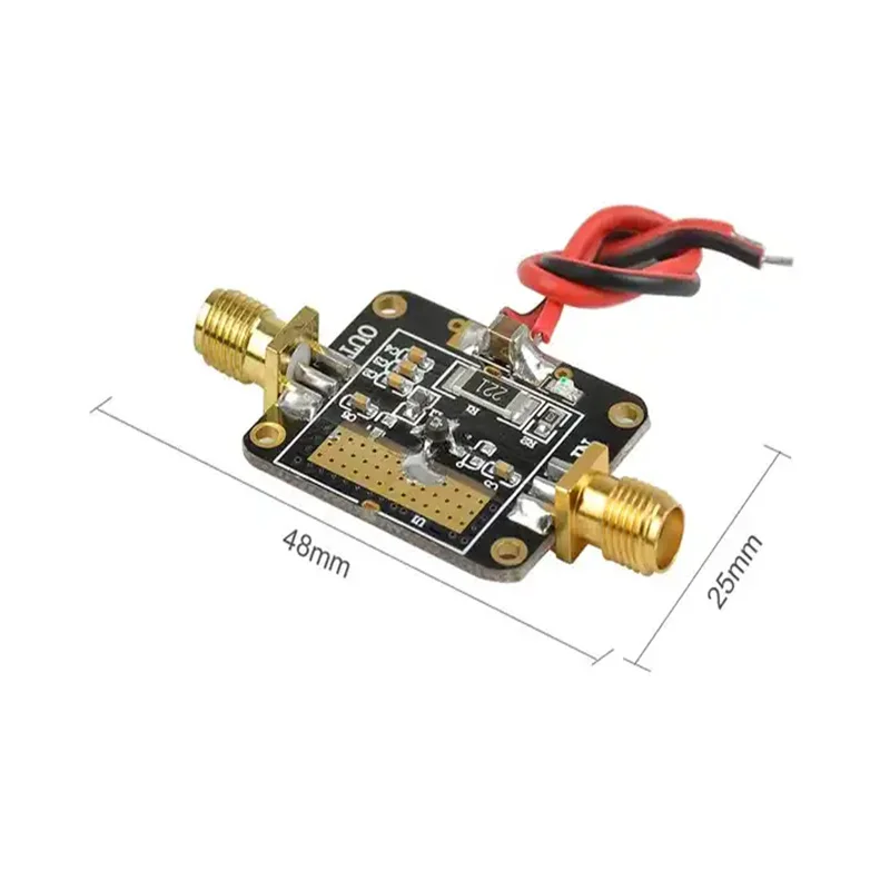 Плата радиоусилителя 0,01-3000 МГц, модуль с низким уровнем шума, LNA, широкополосный усилитель, 22 дБ, 12 В постоянного тока