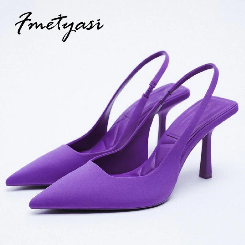 Summer Women Heels Sandals Red Pointed 