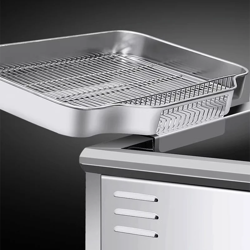 30L/40L LPG Gas Deep Fryer 30 Liter Commercial 1 Tank Chicken Frying Machine with Thermostat Temperature Control 6