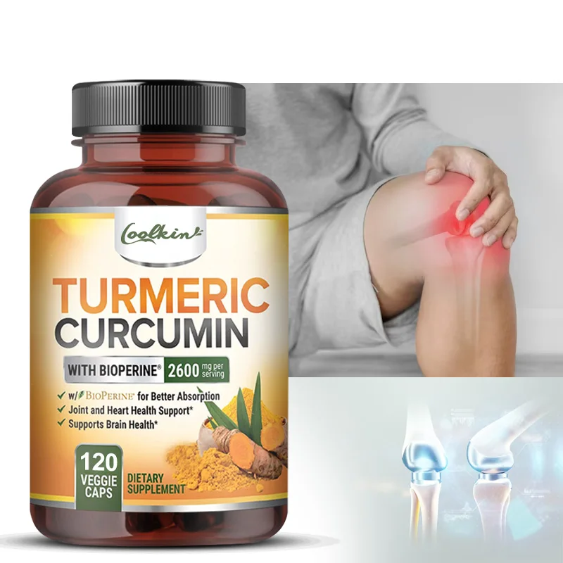 Turmeric Curcumin Capsules-with BioPerine 95% Curcumin-Support Joint&Digestion Health Antioxidant digestive capsules