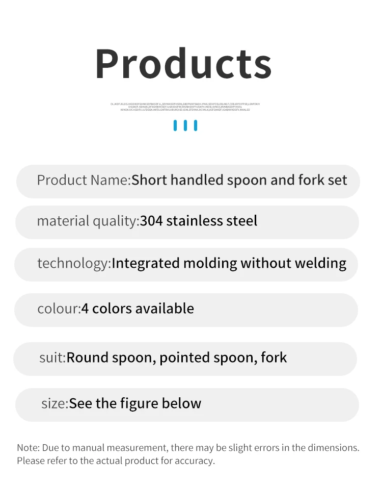 Description Picture 4 of itemMini 2 PCS Portable Spoon Fork Tableware Outdoor Camping Stainless Steel Cutlery Set for Lunch Hiking Camp Cooking Supplies