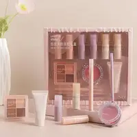 Face Makeup Kit Multipurpose Women's Makeup Set Start Up Makeup Kit Lip Gloss, Eyeshadow, Blush, BB Cream, Eyeliner, Eyebrow Pen 1