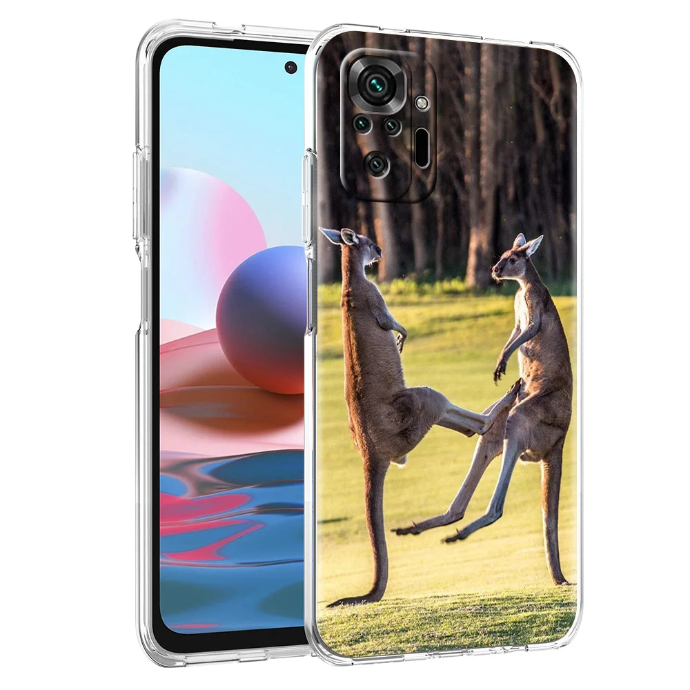 Durable Kangaroo-Themed Soft TPU Phone Case