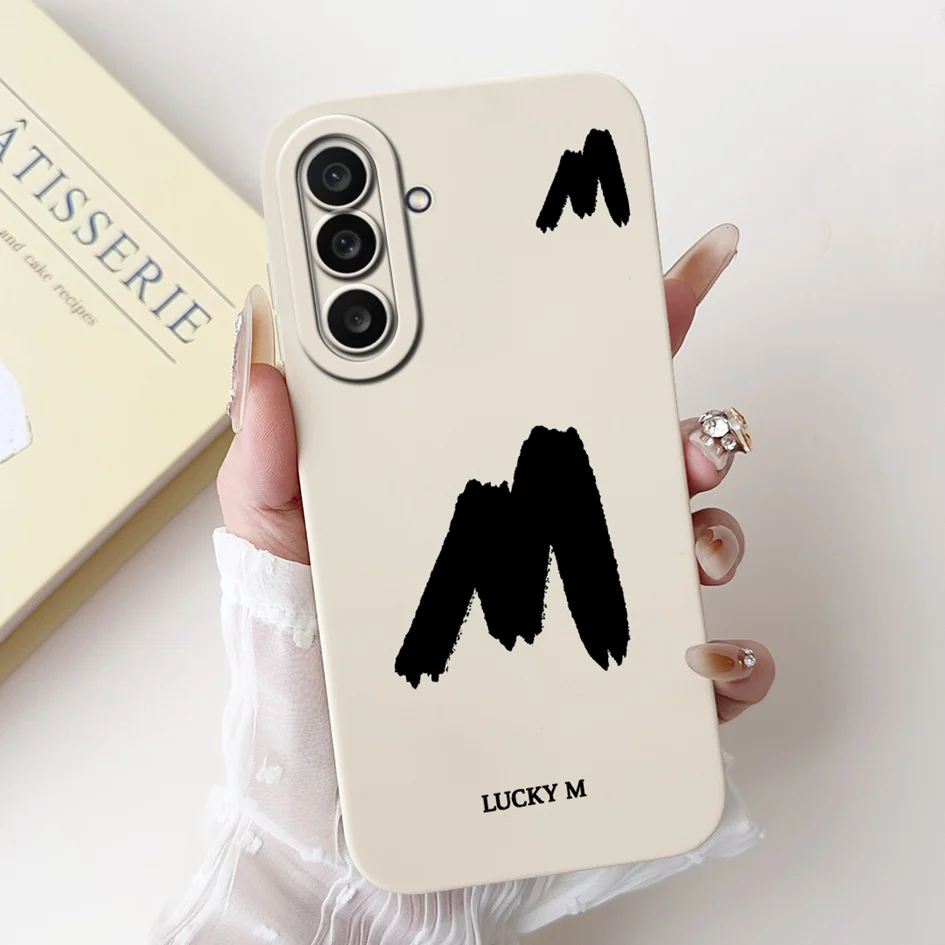 Luxury Alphabet Silicone Shockproof Case