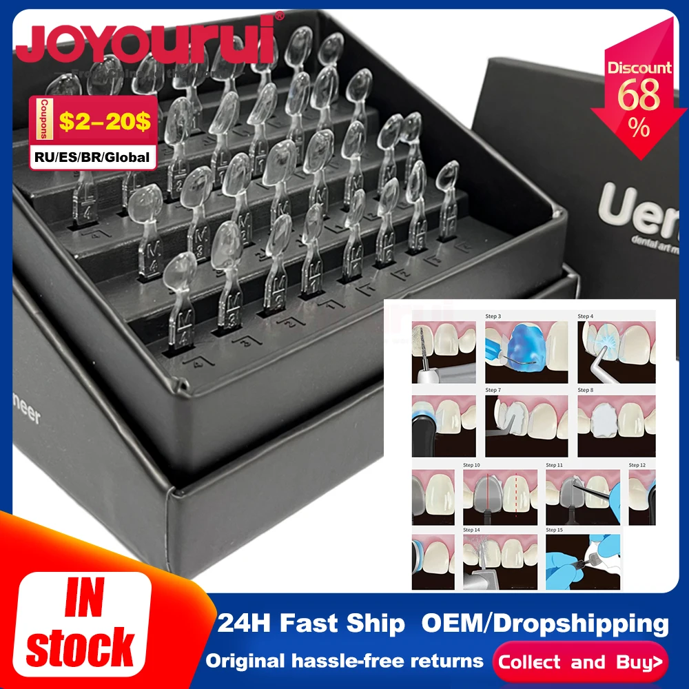 Dental Veneer Mould Kit 32pcs/set Dental Direct Composite Venner System