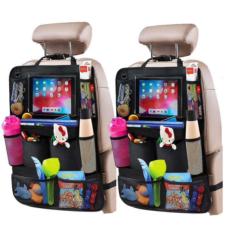 Car Organizer Rear Seat Multiple Pocket Holder Tablets Universal Car