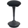 Backless Wobble Chair, Adjustable Active Ergonomic Stool Chair, with Rocking Motion, Padded, Black 1