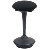 Backless Wobble Chair, Adjustable Active Ergonomic Stool Chair, with Rocking Motion, Padded, Black 1