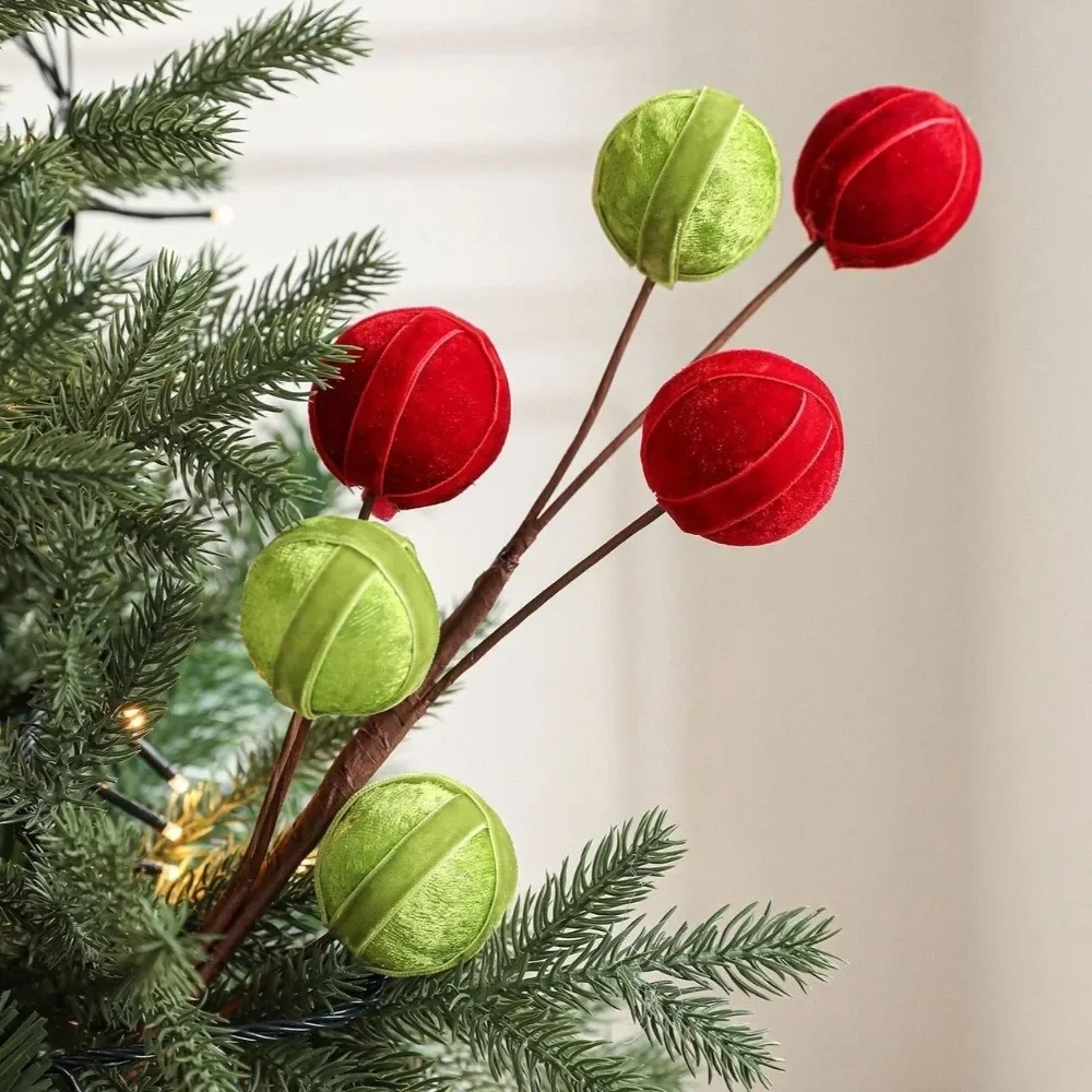 Christmas Foam Ball Decorations Cloth Event Party Supplies