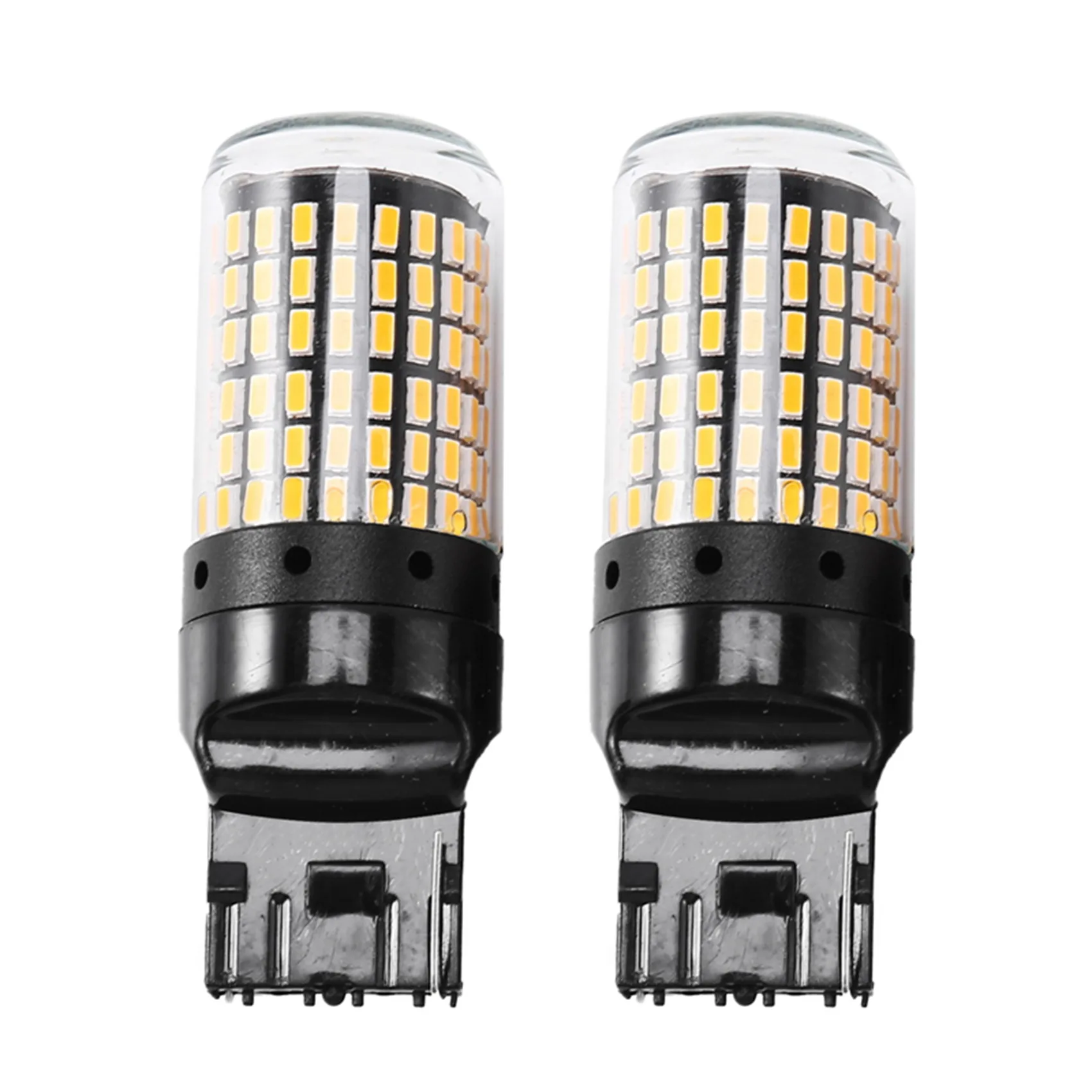20개 Canbus T20 7440 W21W Wy21w 144-Smd 후진등 방향지시등 오류 없음 하이퍼 플래시 없음 T20 7440 LED 전구