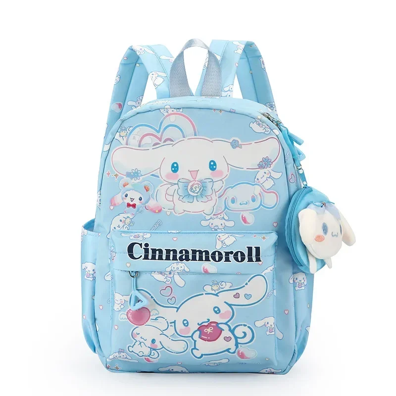 Sanrio hello kitty new children's school bag doll kindergarten kuromi boys and girls nylon backpack cartoon shoulder bag handbag 3