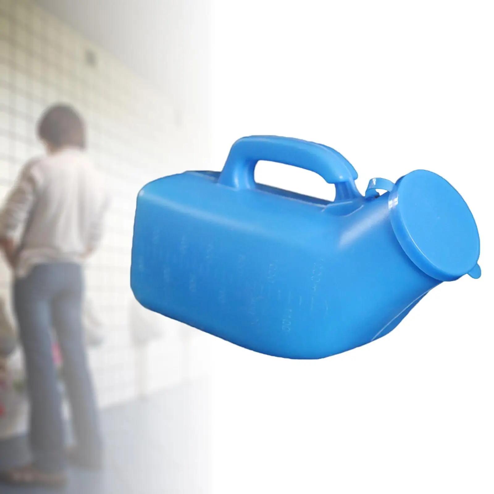 1200ml Male Urinal Pee Bottle for Car Seniors Portable Plastics Urinal Toilet Aid Bottle Travel Car Toilet 4