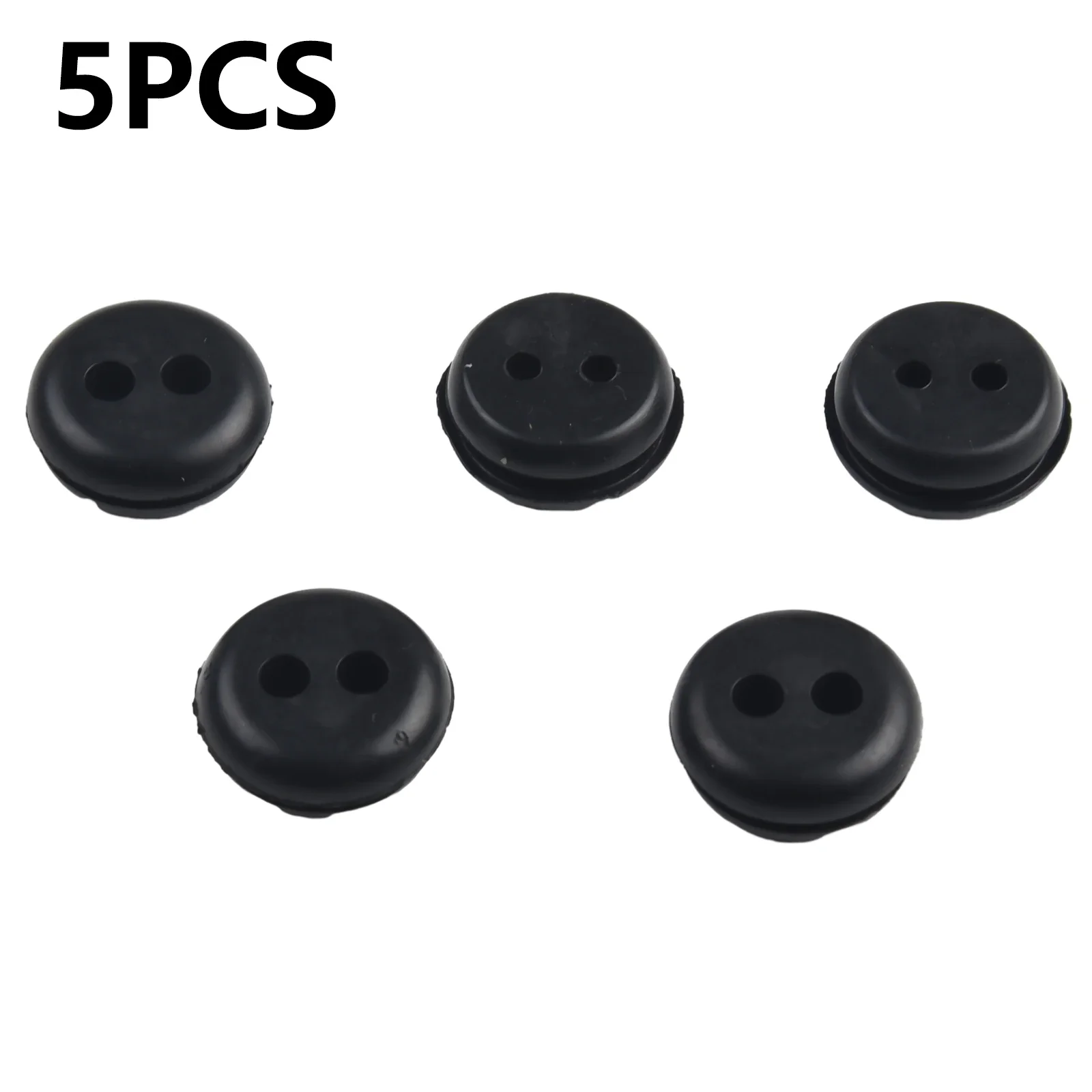 

5pcs 2-Hole Fuel Gas Tank Grommet Replacement For Stihl For Honda Trimmer Awn Mower Part Accessories Replacement Rubber Grommets