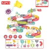 Bath Toys Baby Bathroom Duck DIY Track Bathtub Kids Play Water Games Tool Bathing Shower Wall Suction Set Bath Toy for Children 1