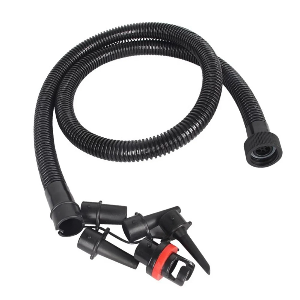 Schlauch für aufblasbare Produkte, Paddle-Board-Schlauch, aufblasbarer Luftpumpenschlauch, geeignet für aufblasbare Matratzen, 5 Düsen im Lieferumfang enthalten – Detail 12
