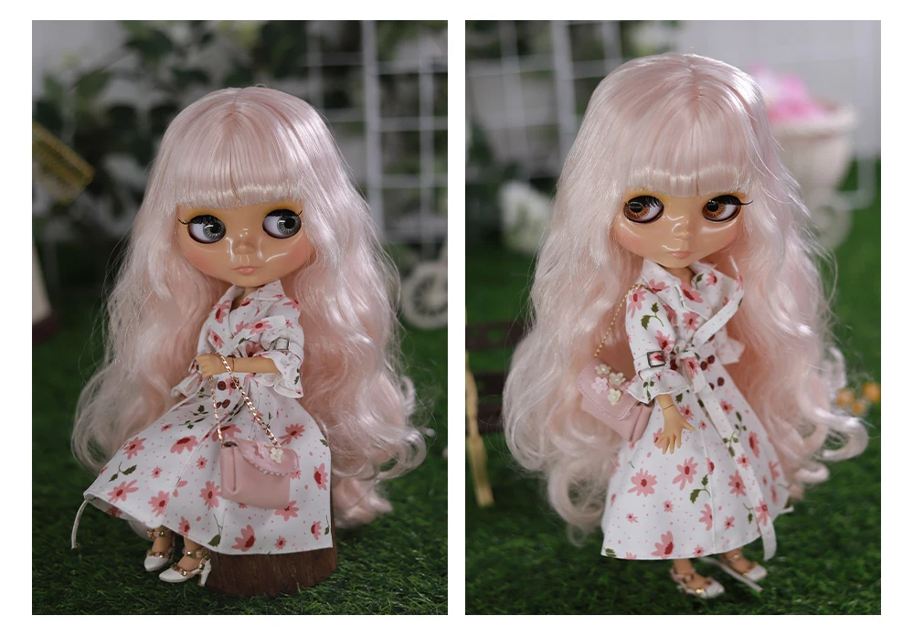 Neo Blythe Doll Floral Nightwear Dress 2