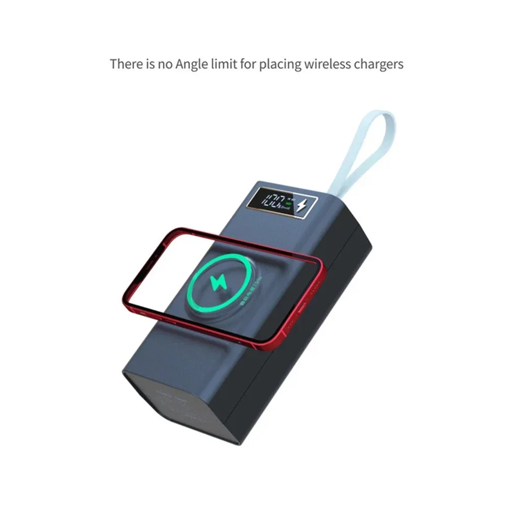 Portable 18650 Battery Storage Box with Quick Charger