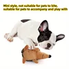 1pc Squeaky Hedgehog Plush Dog Toy，Soft Durable Chew and Interactive Play Companion，cartoon Animal Plush Toy 3