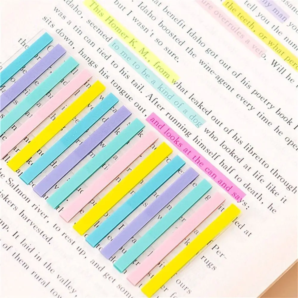 

Transparent Fluorescent Student Page Marker Index Tabs Flags Reading Highlight Sticker Stickers Index Sticky Notes