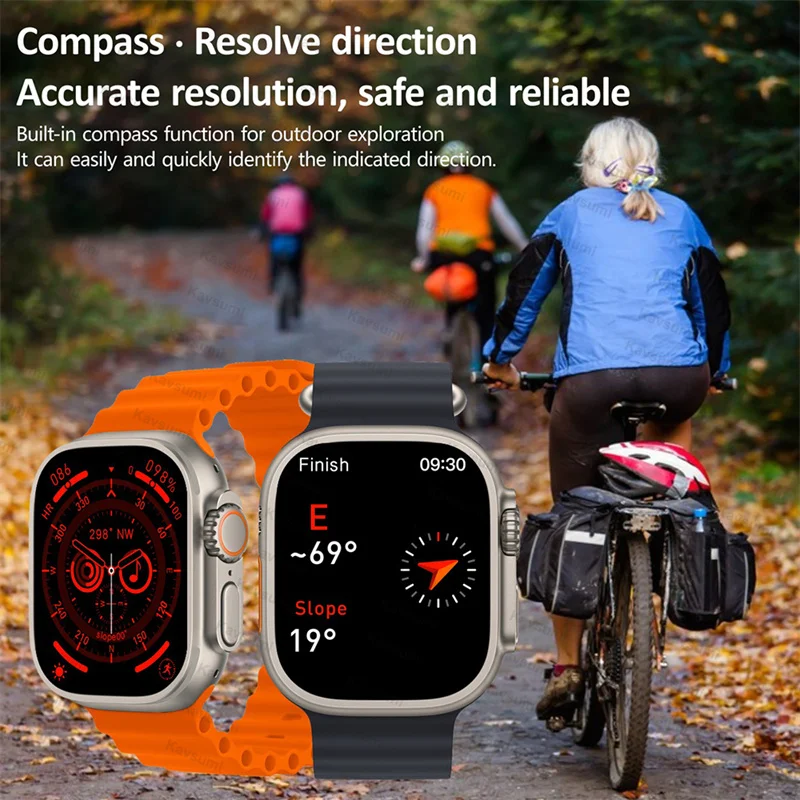 HK8  ƽ Ʈ Ʈ ġ  ø 8, 49mm, 2.12 ġ,    AMOLED ũ, NFC ħ IWO Ʈġ 2023, ǰ