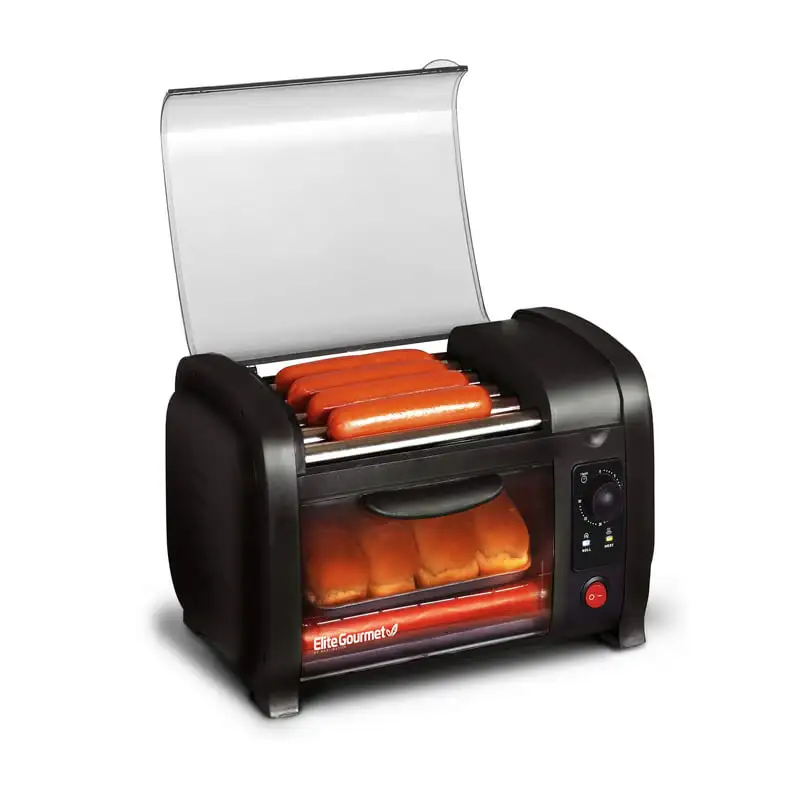 

Maxi Matic Cuisine EHD-051B Hot Dog Roller and Toaster Oven black