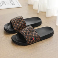 Sandales de skateboard imprimées pour hommes, décontractées, antidérapantes, à semelle épaisse, pantoufles tendance pour l'été, plage, intérieur et extérieur, chaussures de maison 3