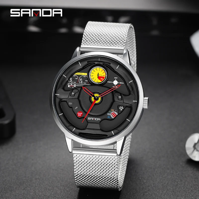 SANDA Fashion Trend Quartz Watch 2023 New Mens Watches Watch Luxury