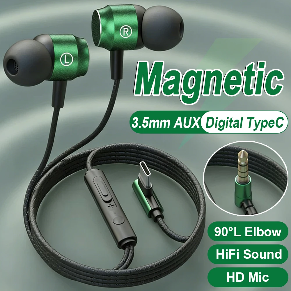 Premium Wired 9D HIFI Audio In-Ear Gaming Headset with Dual Connectivity Options