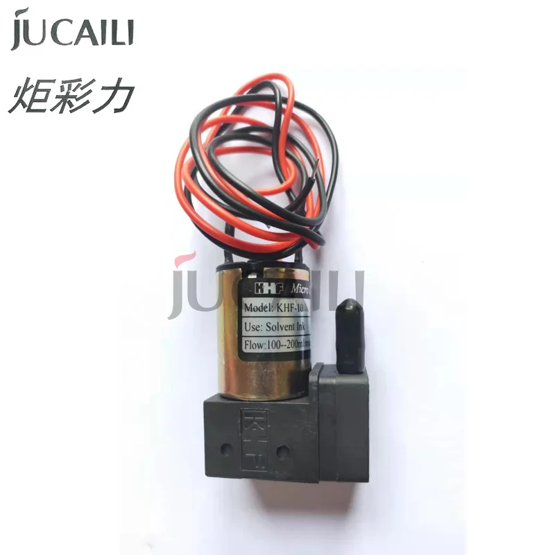

Jucaili 4pcs 24v DC 3w ink pump Micro Diaphragm Liquid pump 100-200ml/min for Large format Eco printe