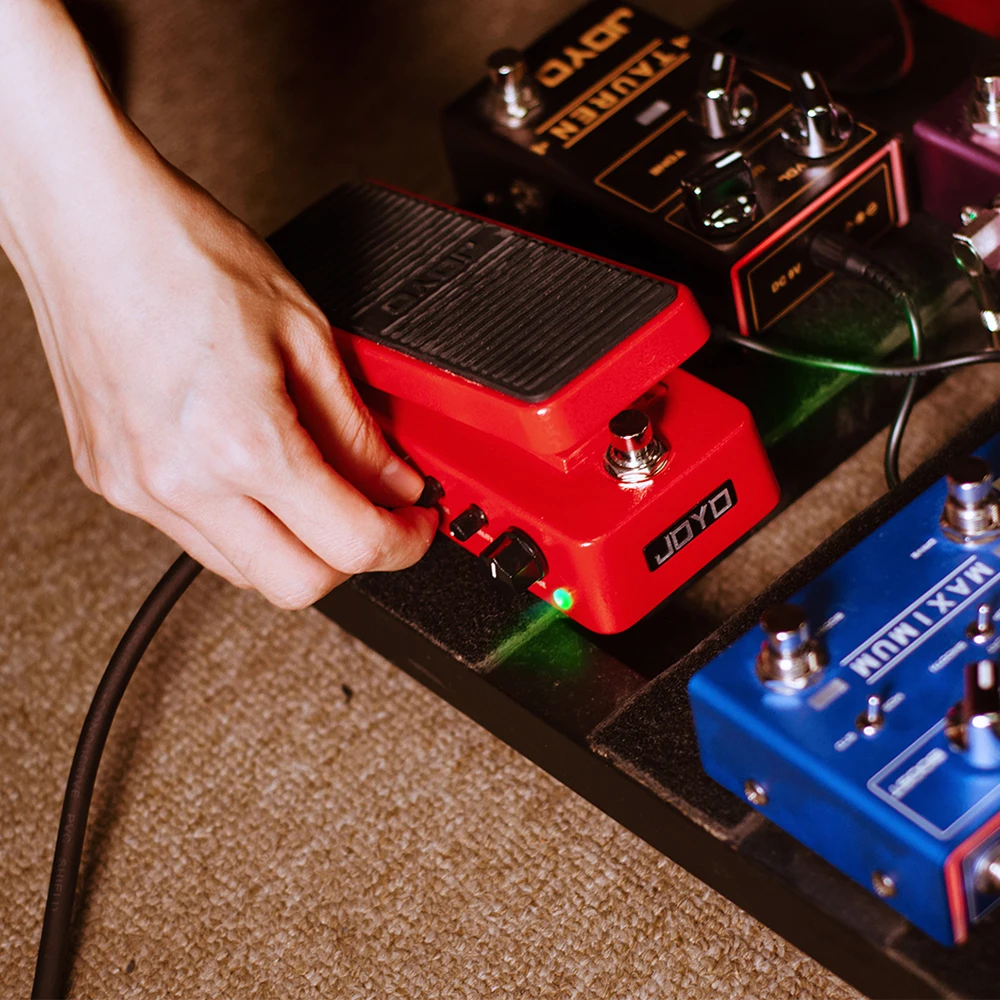 JOYO WAH-II Portable Classic Wah Pedal Multifunctional Wah Sound Volume  Effect Pedal for Electric Guitar