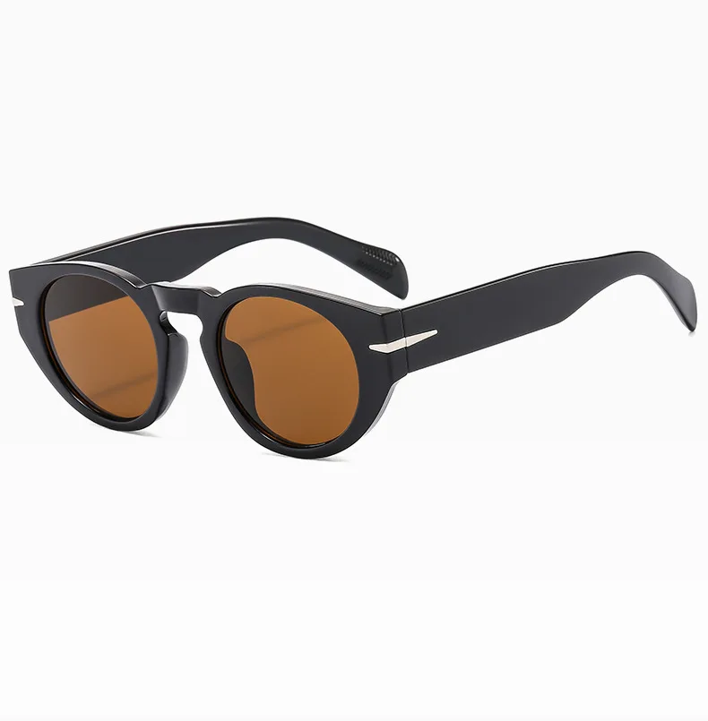 Gafas de sol redondas para hombre y mujer estilo retro uv400_voghion.com