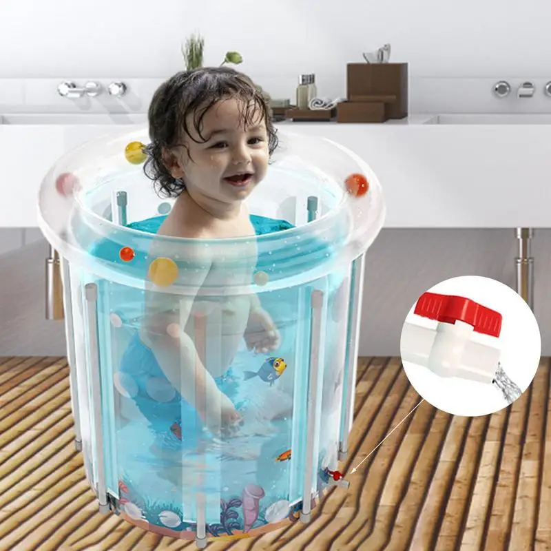 Style Portable Bathtub Inflatable Adults Children Bath Tub Folding Winner Bathroom Shower Supplies To Keep Warm