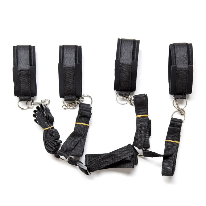 Factory Direct Binding Bed Straps Adult Products Flirting Toys Tied Hand Leggings Nylon Binding Sponge