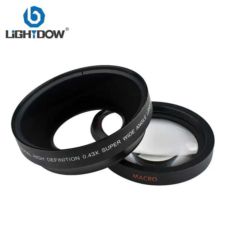 Lightdow 0.43x 67mm 72 mm HD Super Wide Angle Additional