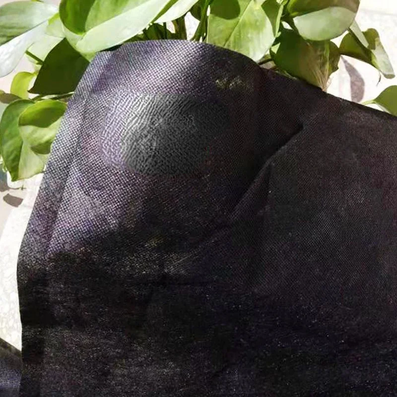 10m/20m Non-woven Black Non-woven Fabric Breathable Geotextile Anti-aging Gardening Fabric Weed-proof Cloth Weeding Cloth