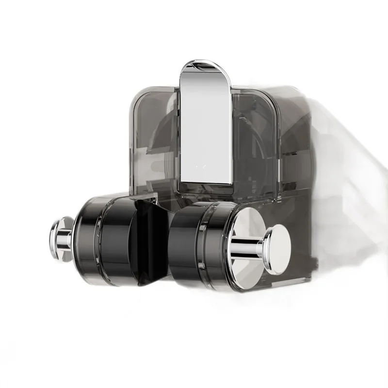 Shower Suction Cup Holder 360&deg; Adjustable Showerhead Shower Rail Head Holder Bathroom Wall Mount Bracket
