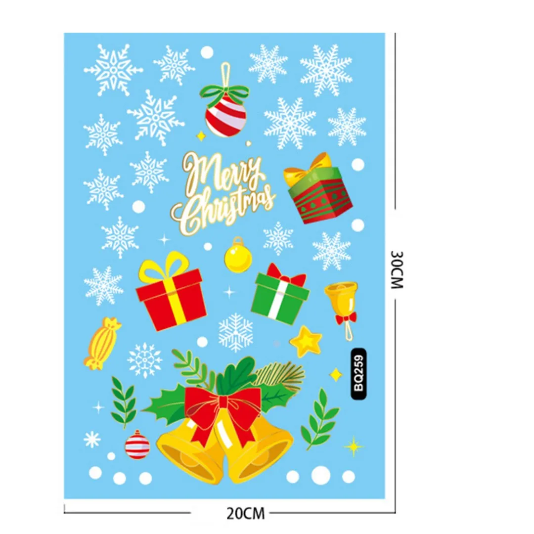 Stickers Decoration Noel Fenetre - 200 PCS Décoration Autocollants Noël