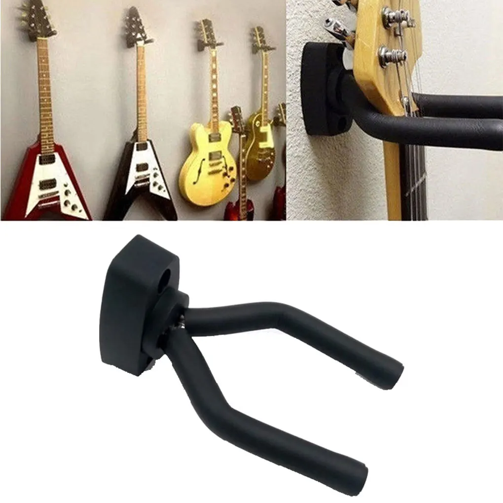 AcousticElectricGuitarHolderWallMountMetalBassHookDisplay