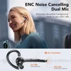 Bluetooth Headset with AI Noise Cancellation Mic and Mute Button,Bluetooth 5.3 Wireless Earpiece for Driving/Business/Office 3