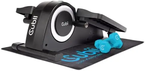

Bundles, Under Desk Elliptical, Dumbell Weights, Workout Mat, Pedal Exerciser with LCD Fitness Tracker Screen, Adjustable Resist