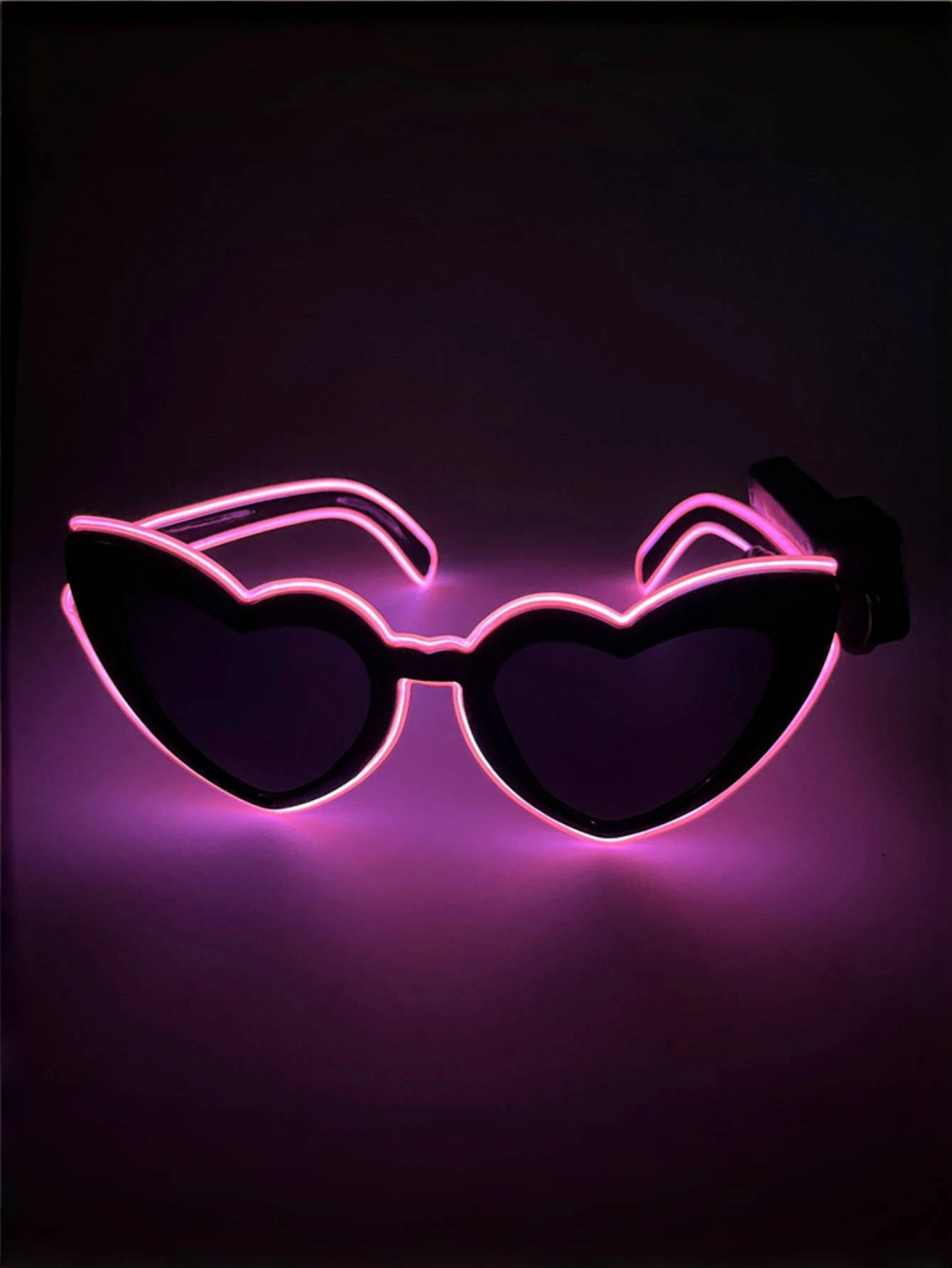 Dazzling love for heart, science and technology, luminous glasses, LED disco dancing, luminous KTV bar, electric syllable atmosp 3