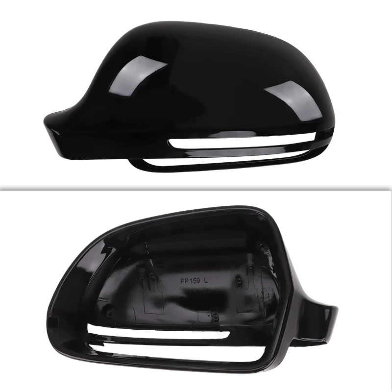 Glossy Black Side Wing Rearview Mirror Cover Cap