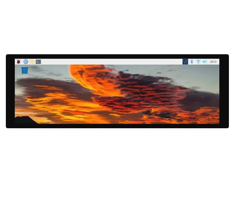 Display Touch Capacitivo Waveshare Da 7.9 Pollici Per Raspberry Pi, 400X1280, Ips, Interfaccia Dsi Lcd