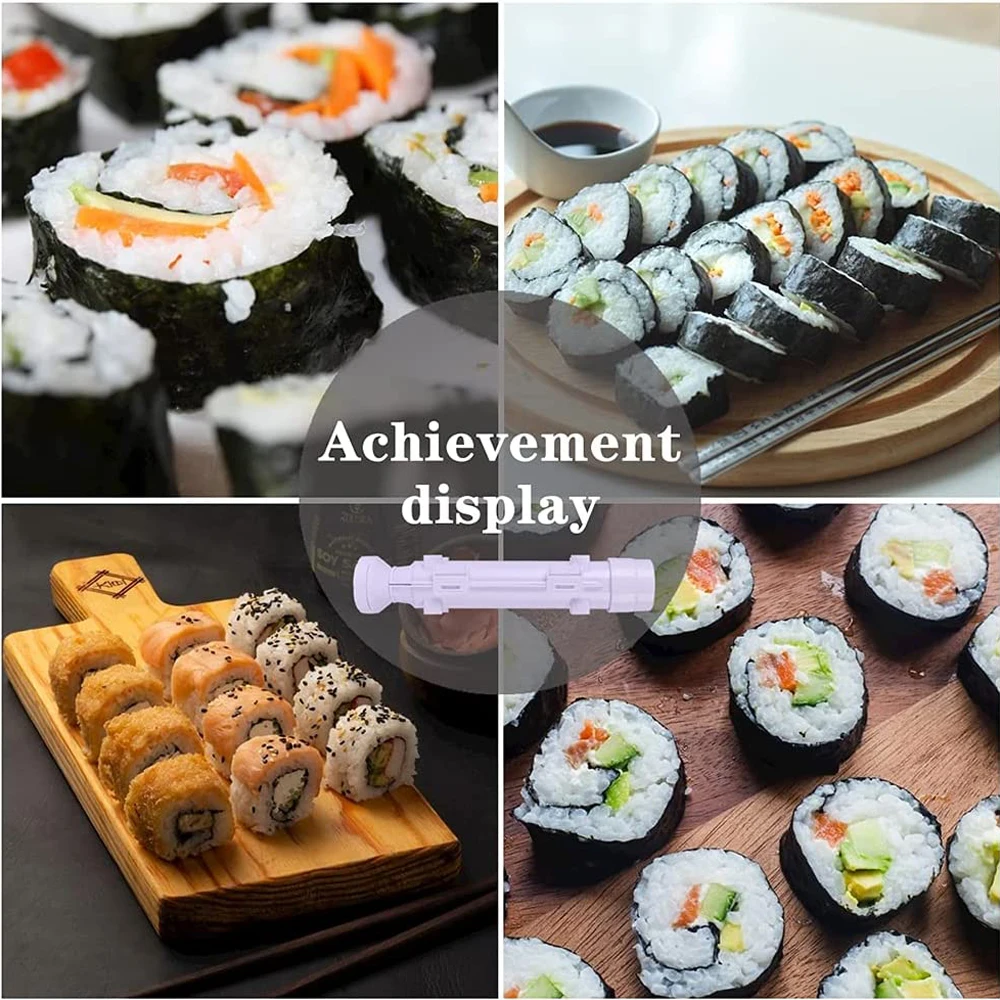 Sushi Maker Mold Cylindrical Sushi Roller Mold Diy Sushi Making Kit Machine  for Easy Sushi Cooking Rolls Beginner Sushi Kit - AliExpress