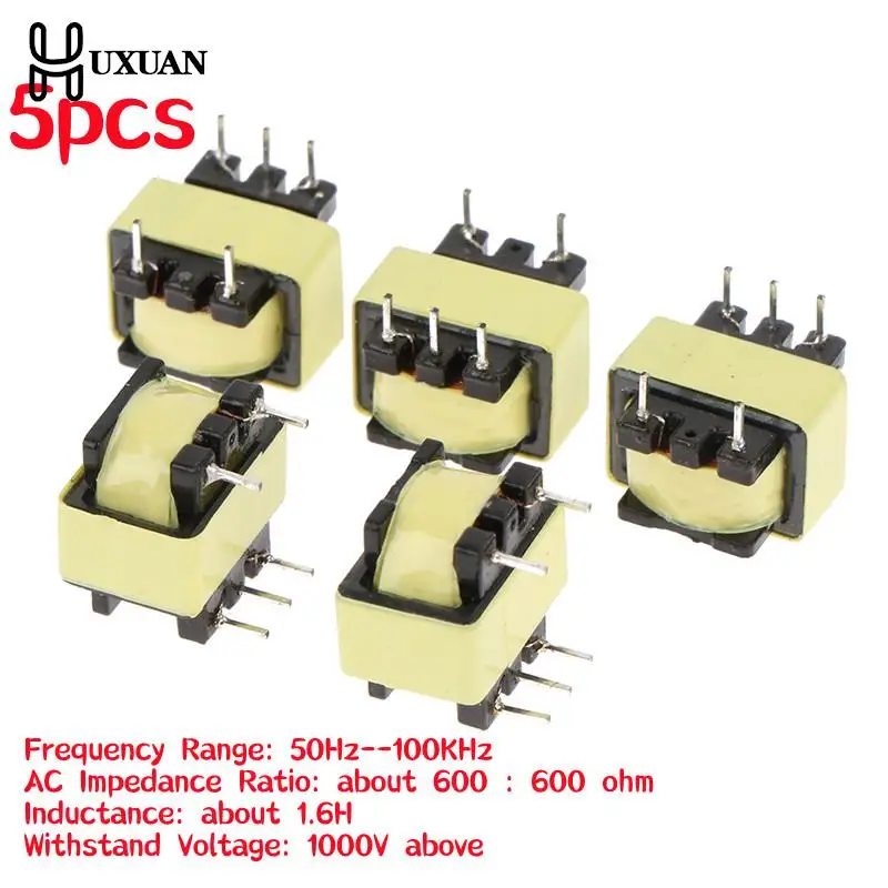 Power Transformer 600 Ohm Toroidal Isolator Audio-frequency 600:600 1:1 With 5 Pins 5pcs/lot