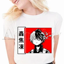 

Boku No Hero Academia Summer Fashion Shirt Graphic T Shirt Women Tops Base O-neck Tees Funny Girls T-shirt