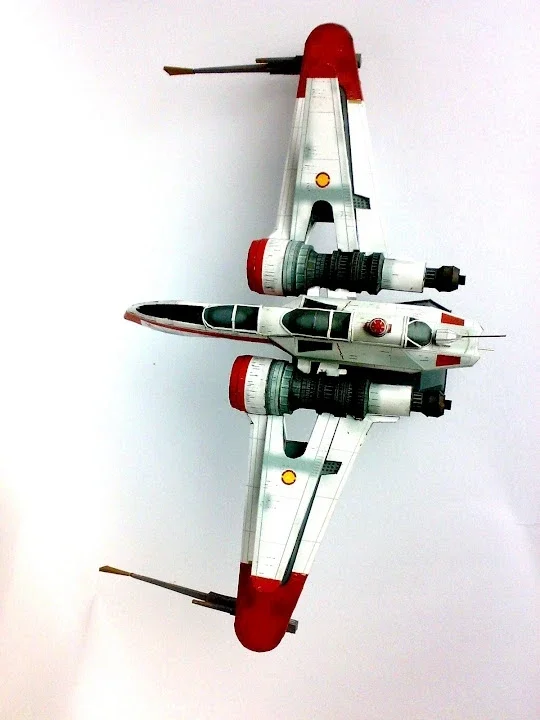 ARC-170 Starfighter DIY 종이 모델 키트, 종이 모델 키트, 수제 장난감 퍼즐