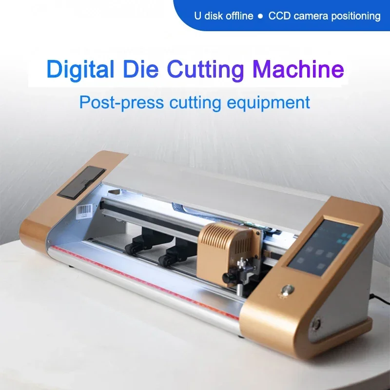 TT450 Digital Self-Adhesive Label Die Cutting Machine Lettering Machine DIY Cutting CCD Engraving