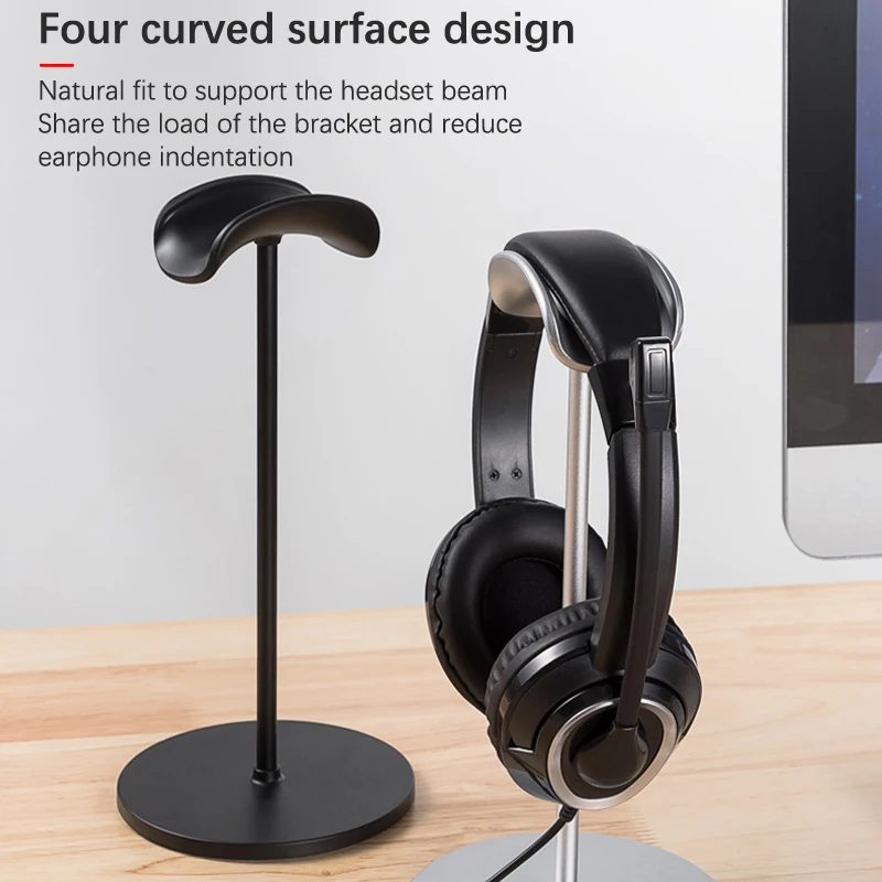 Sleek Non-Slip Detachable Headphone Display Stand