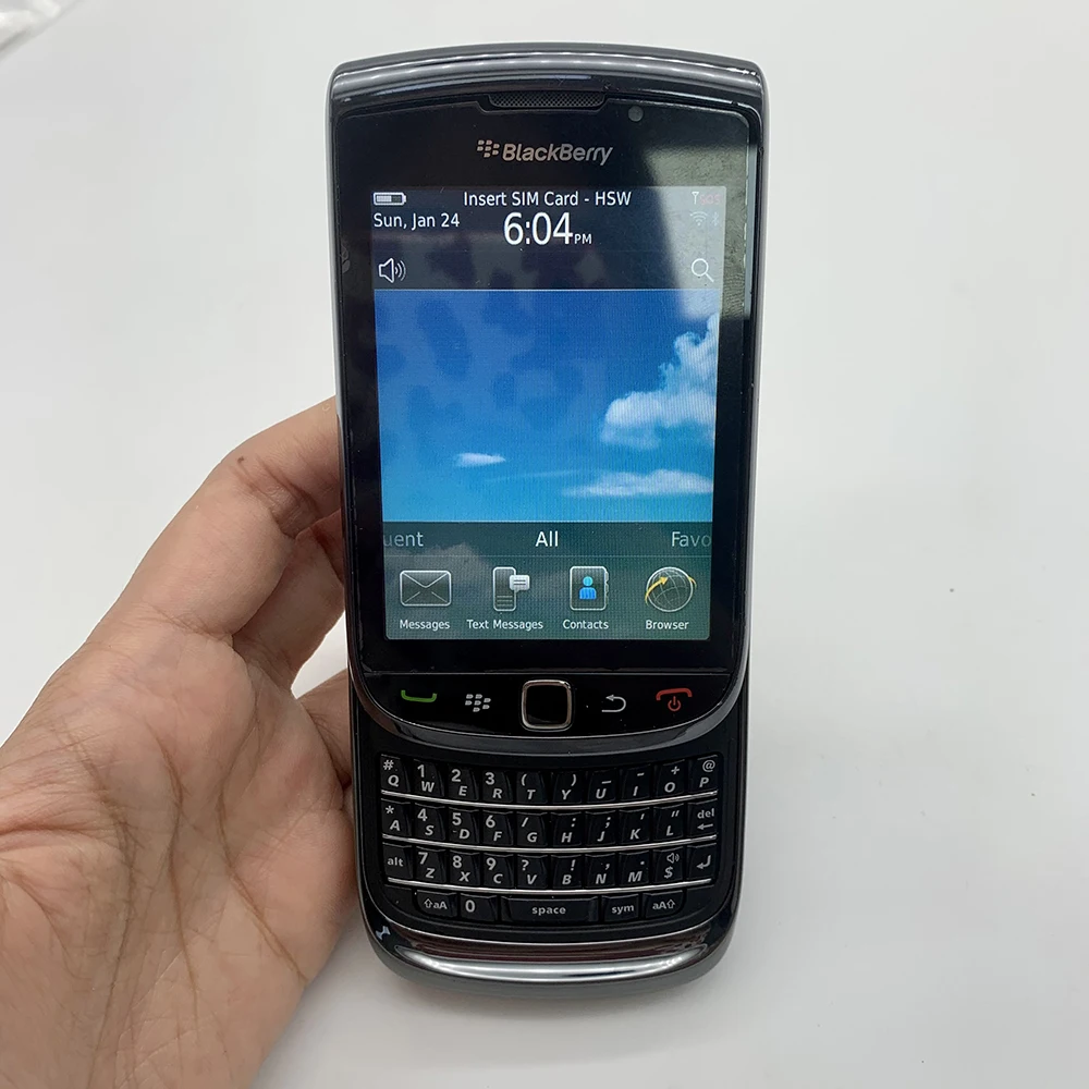 BlackBerry Torch 9800 整備済みオリジナルロック解除携帯電話